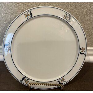 Dansk Bistro Maribo Salad Plate‎ 8.5 Inch Blue Berries Vintage RARE Pattern MCM